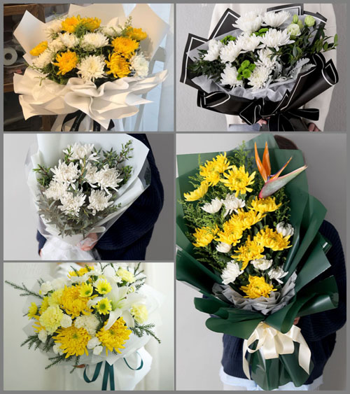 湖南邵阳洞口县石柱乡市塘村白事花束代送